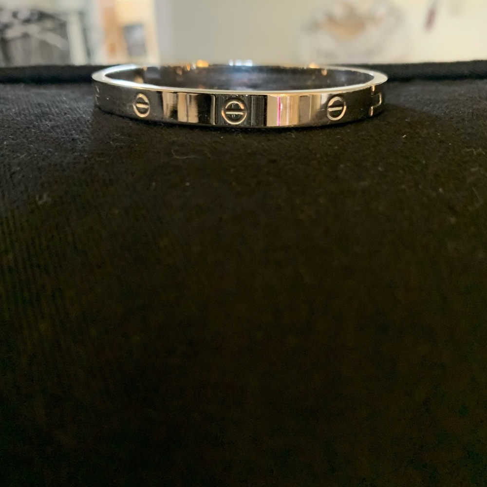 Silver & Co. Stainless Steel Hinge Bracelet